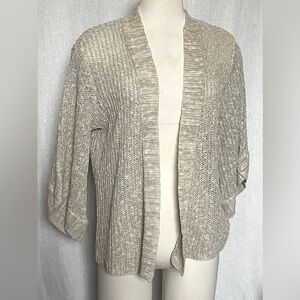 Eileen Fisher open front cardigan